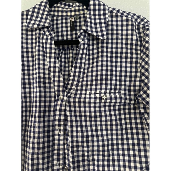 KUT from the Kloth‎ Gingham Button Down Shirt Long Sleeve Career MP - Picture 2 of 5